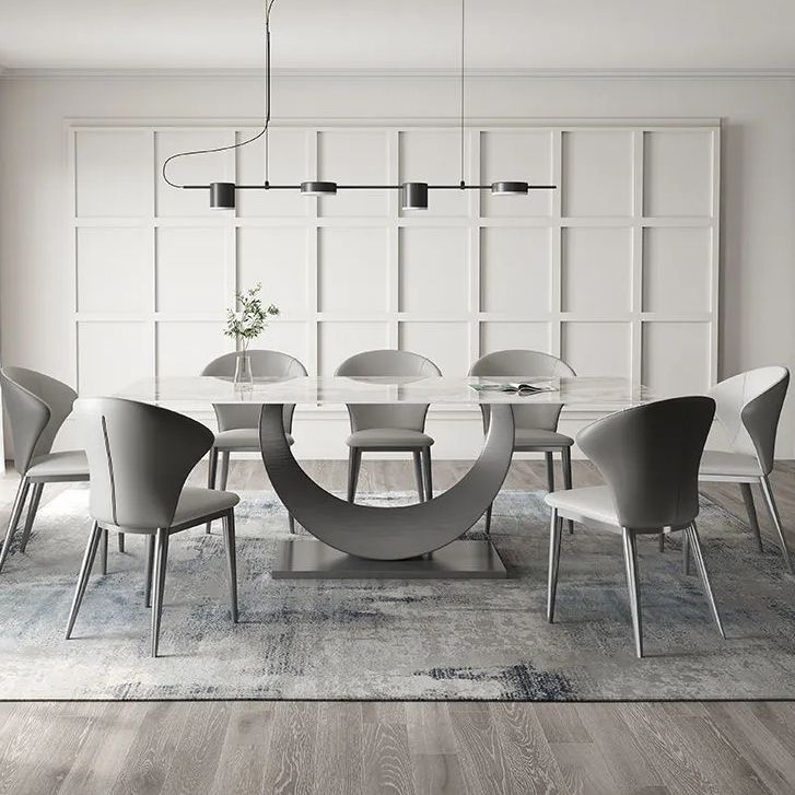 1/4/5/7/8 Pieces Modern Dining Room Set Rectangle Table Dining Set
