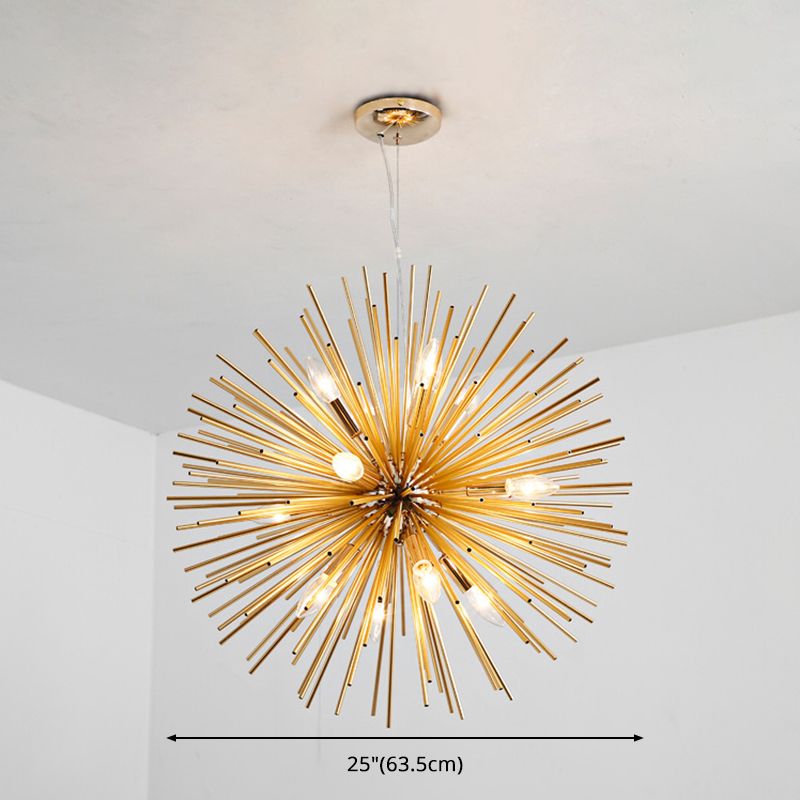 Lampada il lampadario del dente di dente di dente di dente di dente di dente di dente di illuminazione a sospensione in metallo