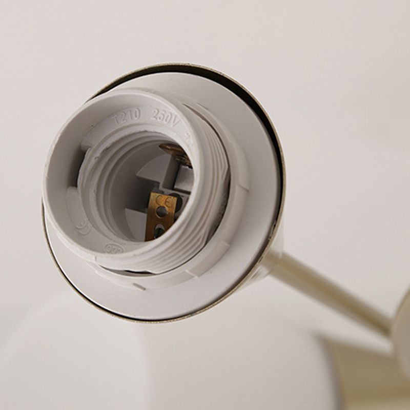 Witte glazen inbouwlamp Moderne stijl Eenvoud Slaapkamerplafondlamp