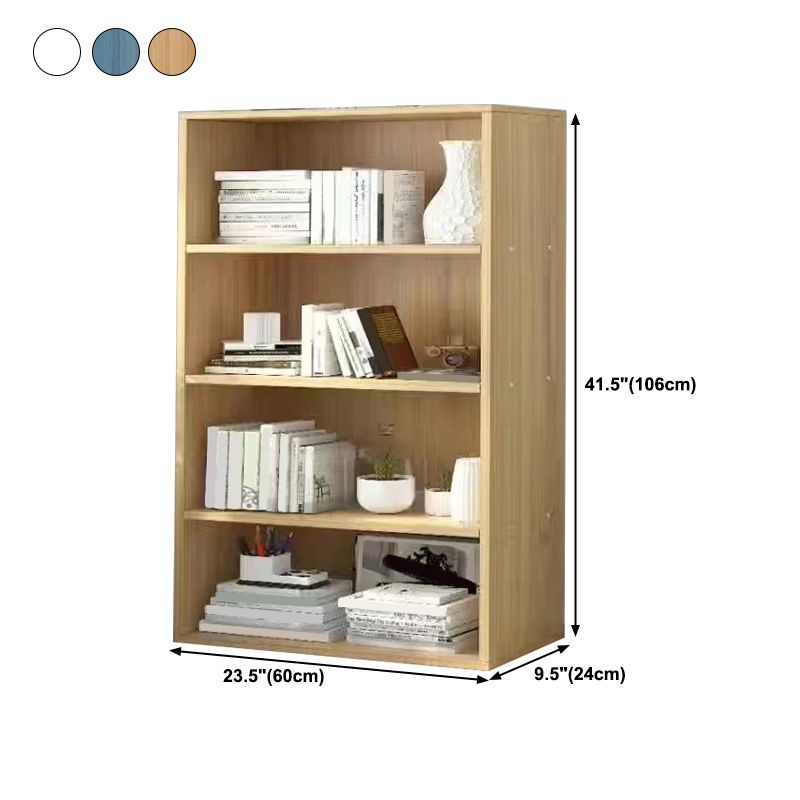 Scandinavian Artificial Wood Bookcase 9" Wide Home Standard Bookshelf