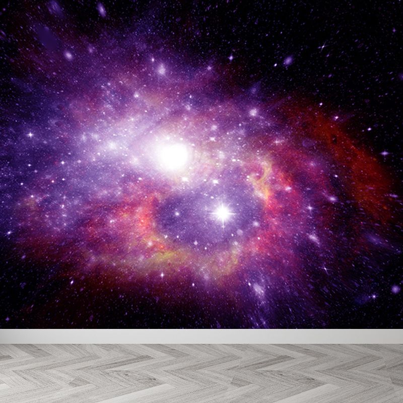Purple Black Hole Mural Wallpaper for Decoration Modern Living Room Wall Covering