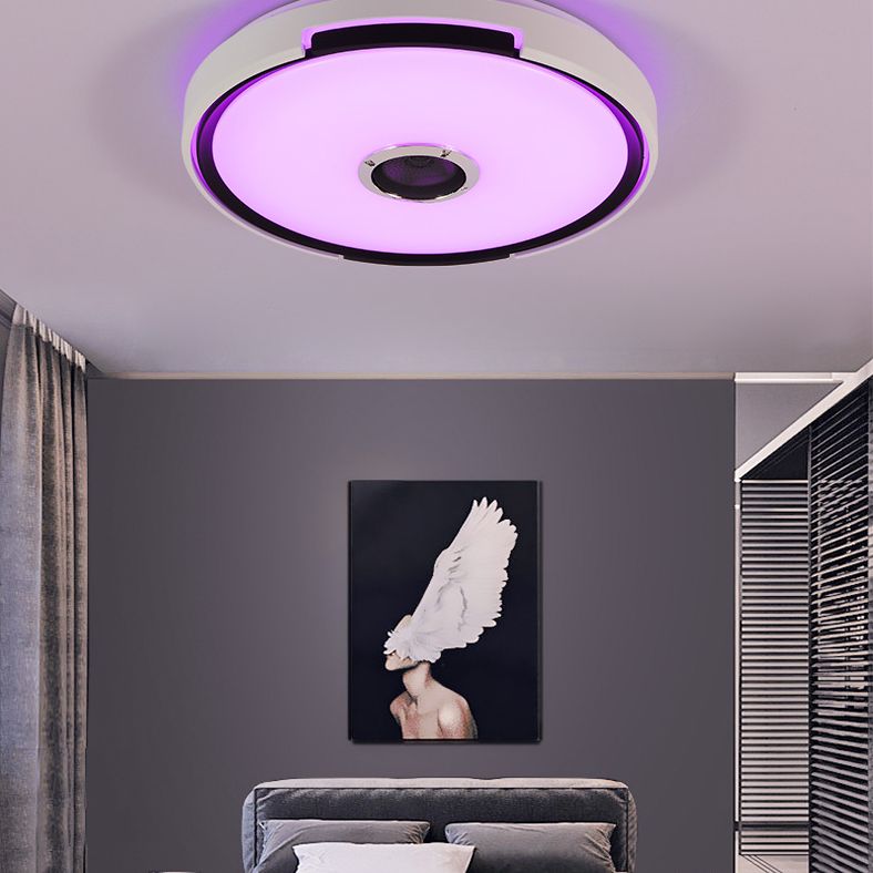 Flush Mount Ceiling Fixture LED Light Smart Mobile Phone Control Foyer Light Room Light