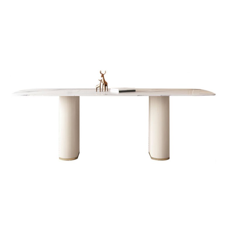 Glam Rectangle Table Set 1/4/5/7 Pieces Dining Set for Kitchen