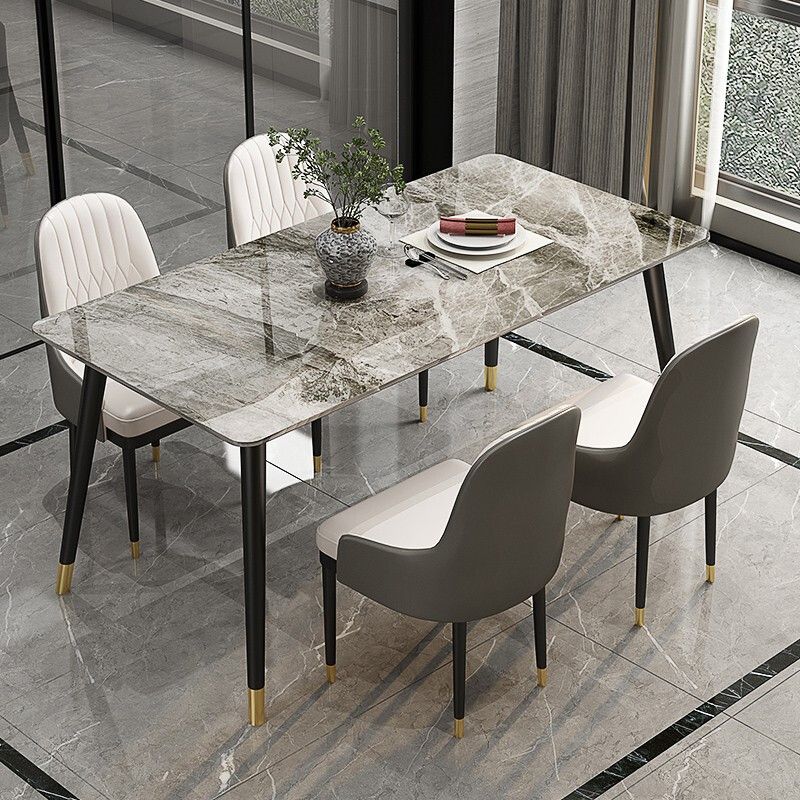 Modern 1/4/5/7 Pieces Dining Set Sintered Stone Dining Furniture Set /Separate Items