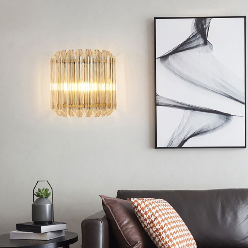 Modern Style Wall Mount Light Simple Wall Lamp with Glass Shade for Dining Room