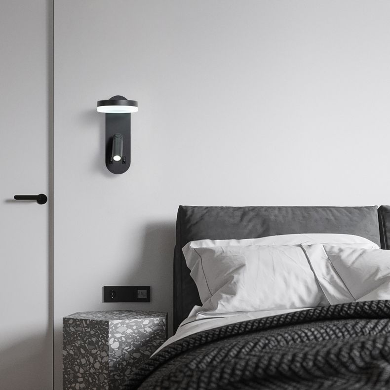 2 lichten Geometrische leeswand Licht Moderne stijl Metalen wandmontage Lichtmontage