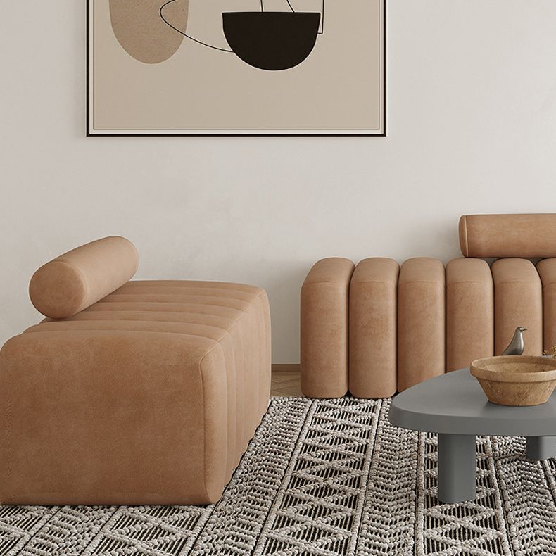 Armless Sofa 14.96" H * 19.69" W Contemporary Sofa for Living Room