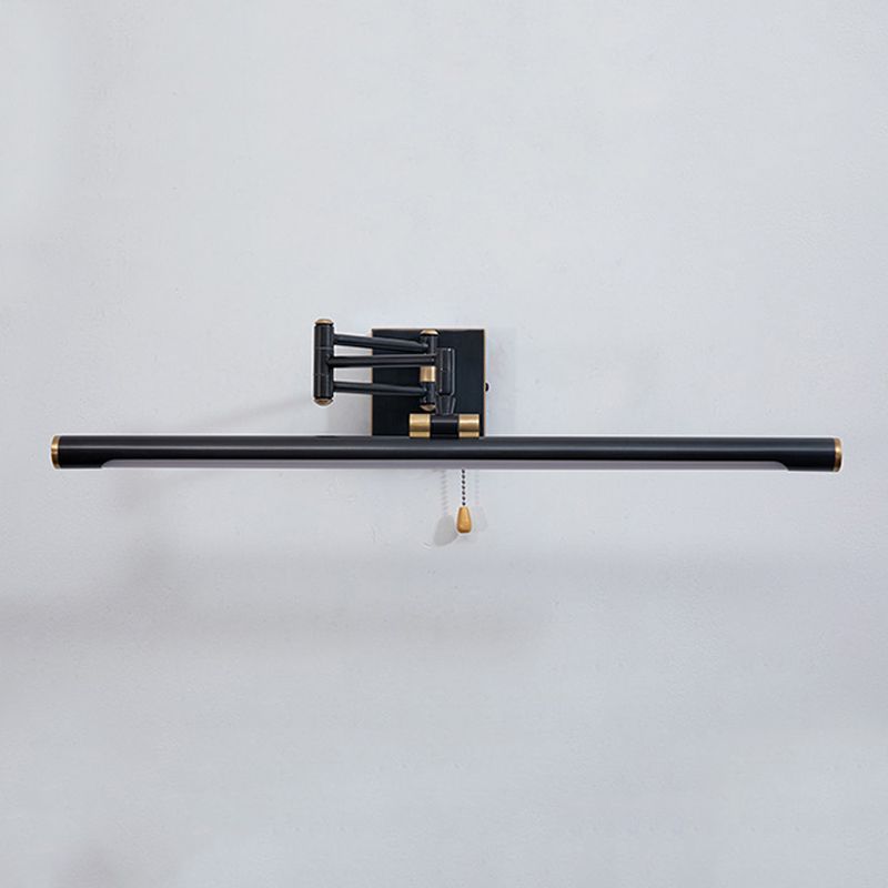 Modern Vanity Light Fixture Linear Metal 1-Light Wall Mounted Light Fixture