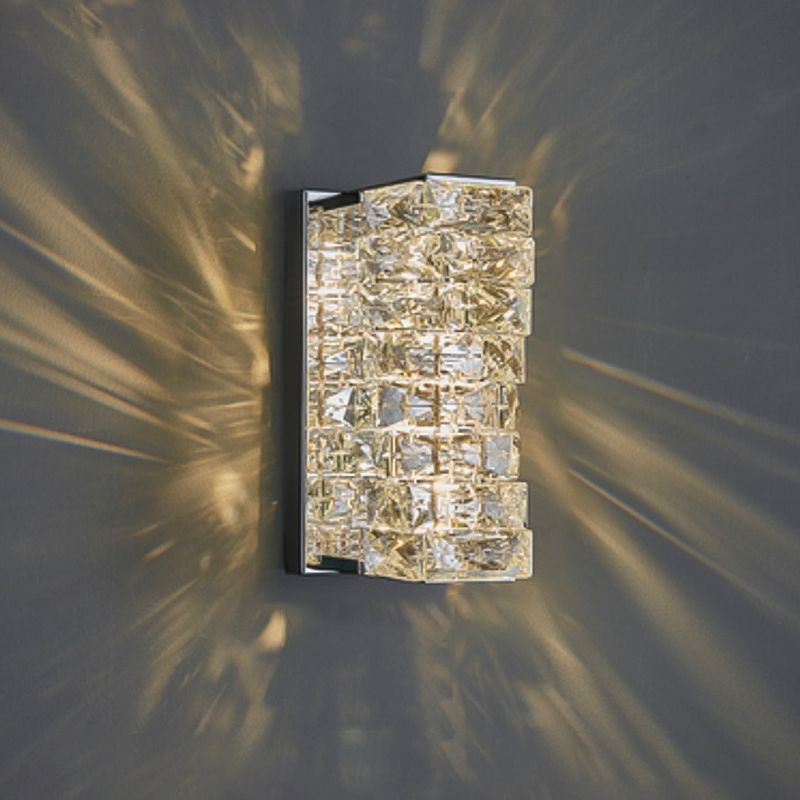 Crystal Unique Wall Sconce Modern 1 Light Wall Mount Light Fixture