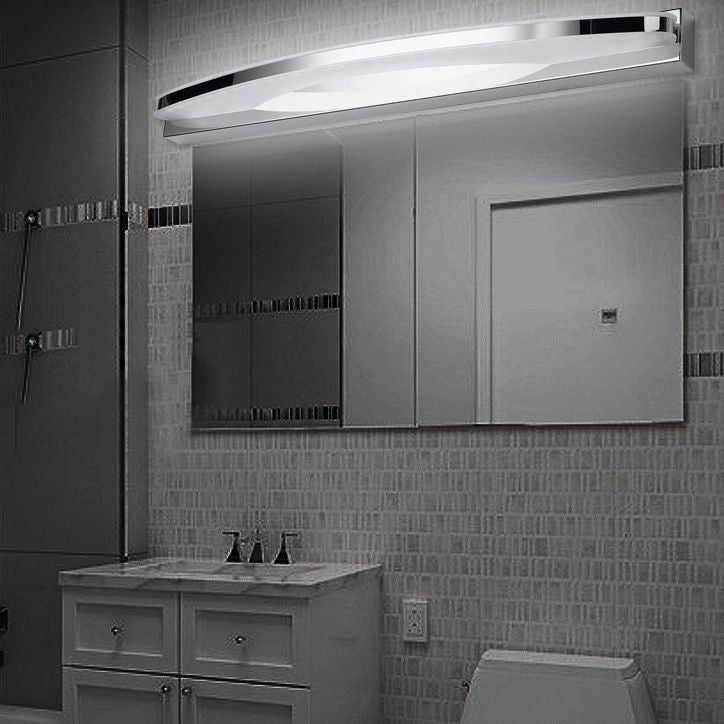Oval Vanity Wall Lights Modern Simplicity Acrylic Vanity Sconce Lights for Bathroom