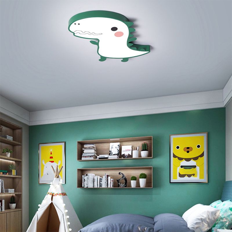 Plafonnier minimaliste contemporain, jolie lampe LED encastrée pour chambre d'enfant