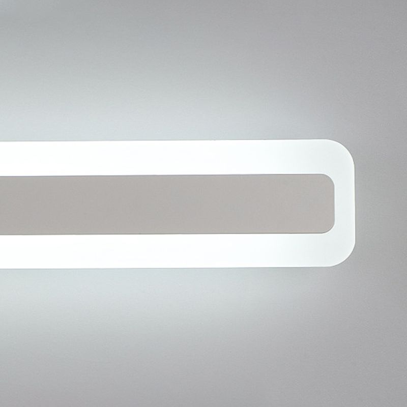 Moderne rechthoekige ijdelheid verlichtingsarmaturen metaal 1 lichte ijdelheid wandonderzoek