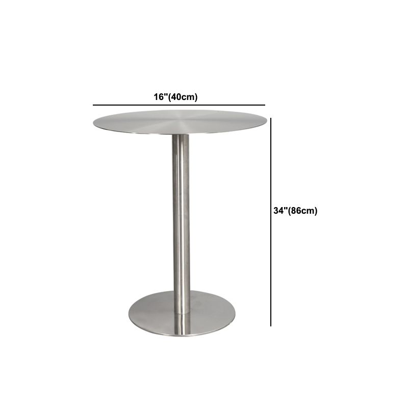 Mid-Century Modern Cocktail Table Pedestal 1 Single Coffee Table