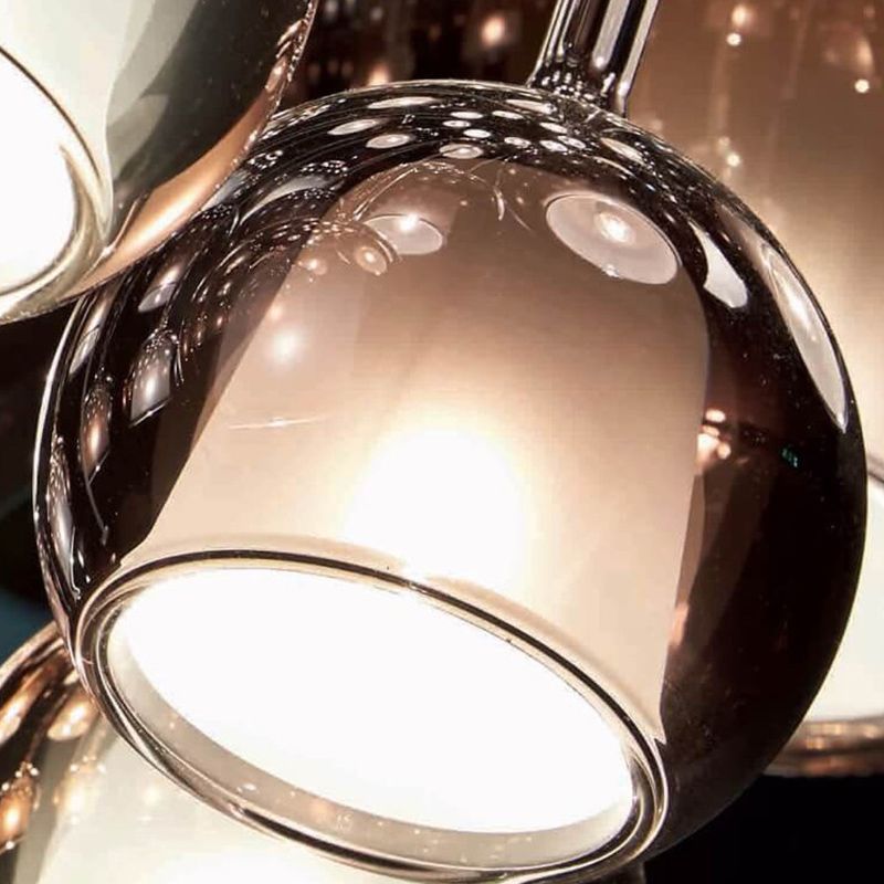 Contemporary Glass Shade Hanging Light Creative Pendant Lighting Fixture