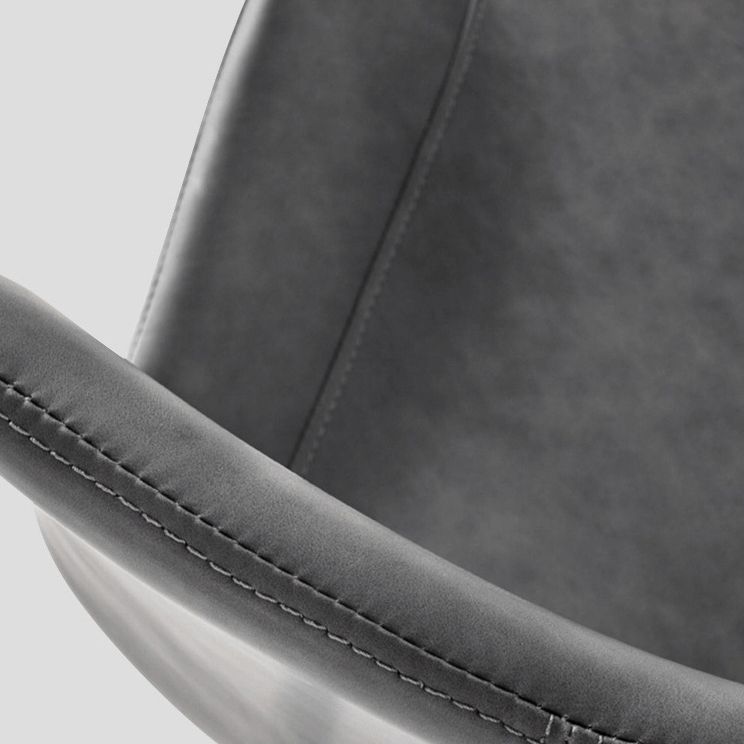 Chaise de salle à manger en cuir PU moderne Solide Chaise finale mate pour cuisine