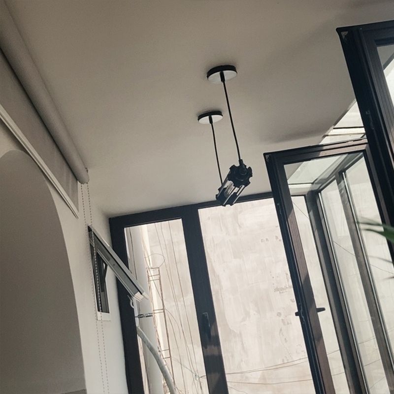 Pendente noire pour l'îlot de cuisine Pendentif Lighting Lighting Island Pendant linéaire