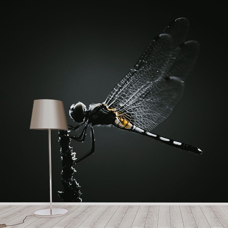 Dragonfly Mural Wallpaper Moisture Resistant Living Room Bedroom Wall Decor