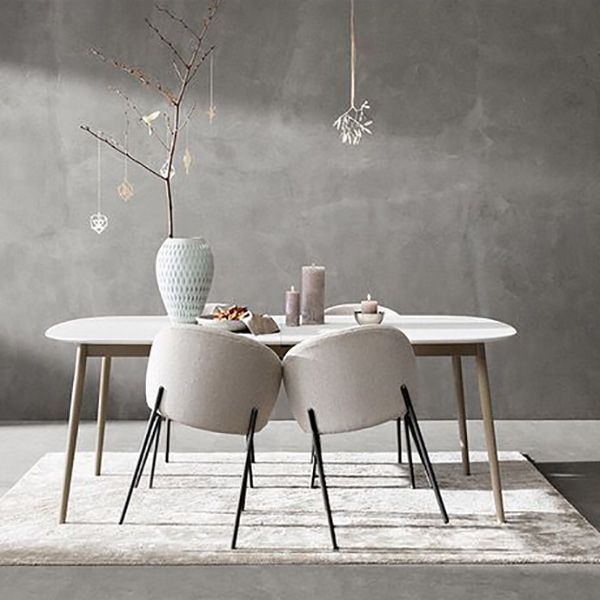 Industrial Style Indoor-Outdoor Chair Wingback Armless Chair Set