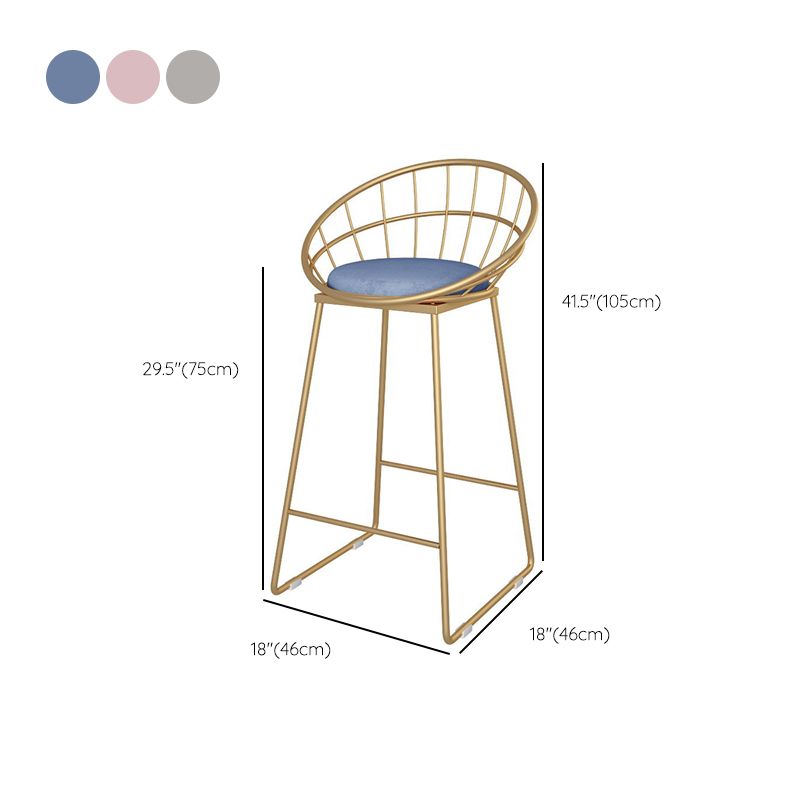 1/3 Pieces Oval Bar Stool and Table Set Glam Table and Stool Set