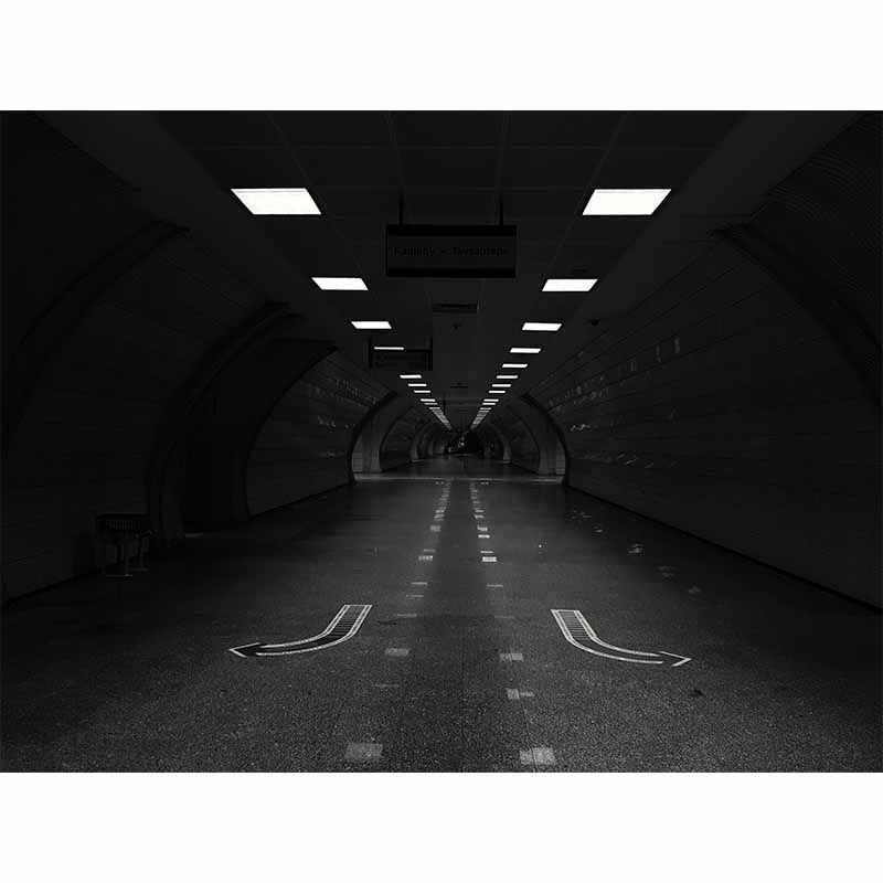 Customized Road Wall Mural Environment Friendly Wallpaper for Garage Decoration
