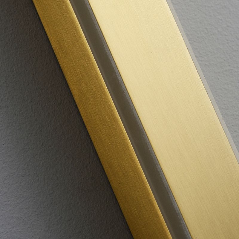 Modern Metal Wall Sconce Linear Shape Wall Light with Acrylic Shade for Bedroom