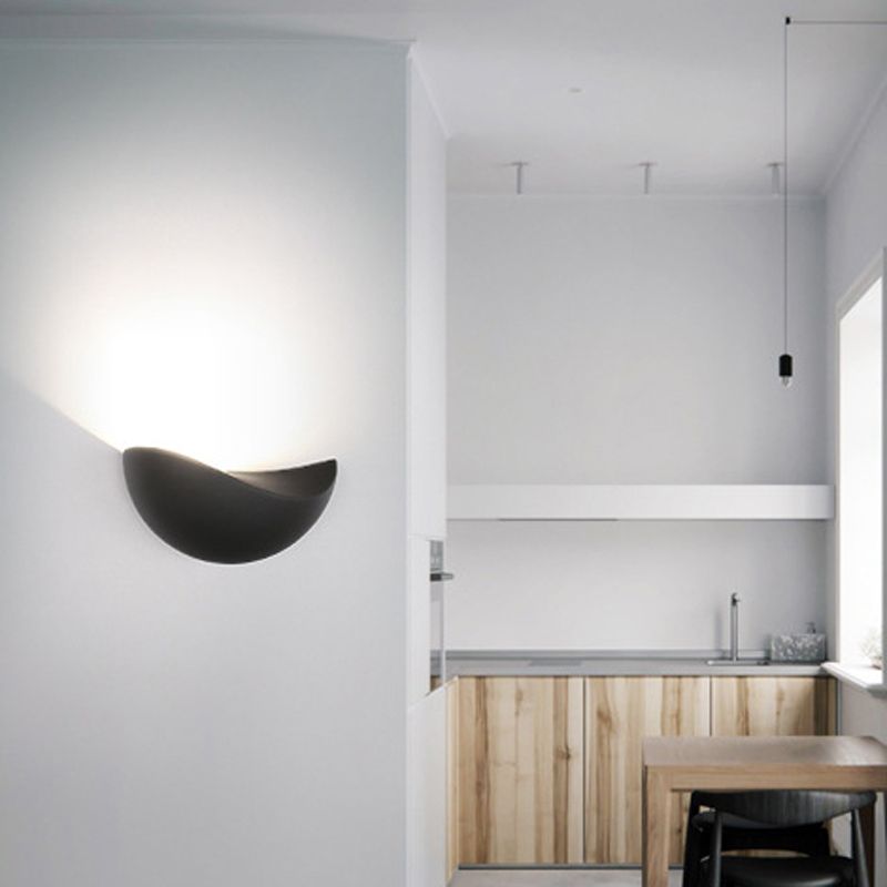 1 Light Unique Shape Wall Light Fixture Modern Wall Mounted Lighting for Living Room