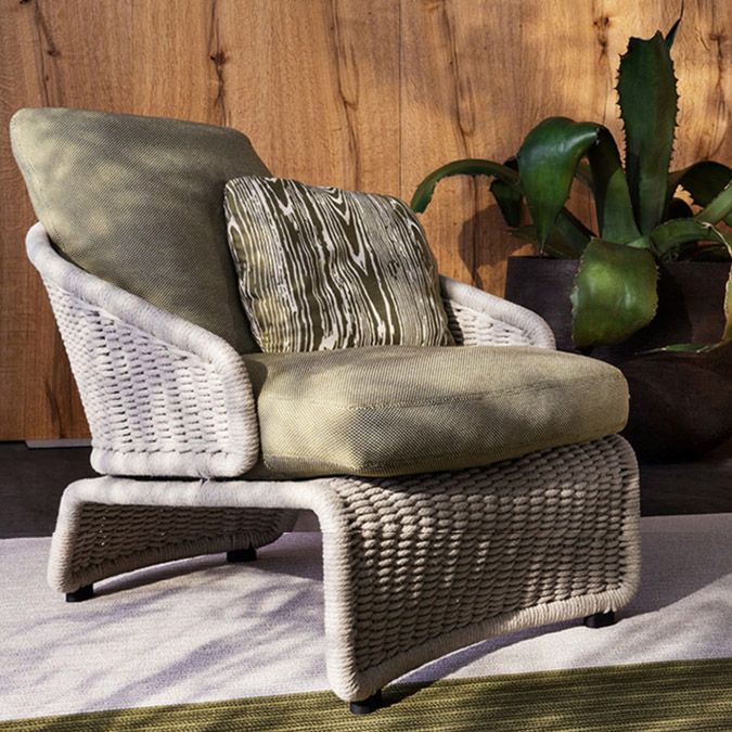 Wicker Outdoor Loveseat Metal Outdoor Patio Sofa with Cushions