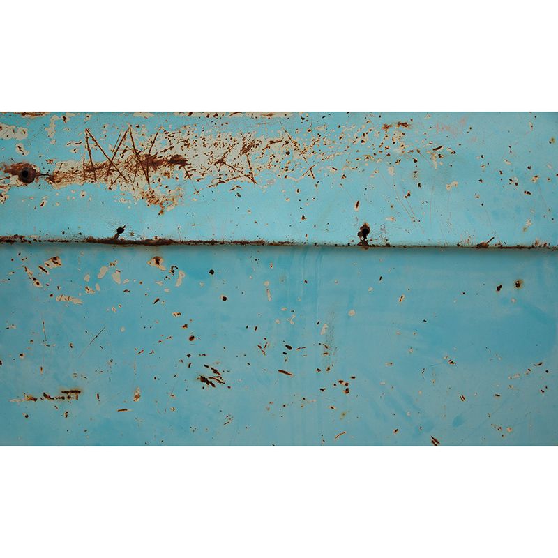 Rusty Metal Mural Wallpaper Stain-Resistant Wall Decor for Living Room