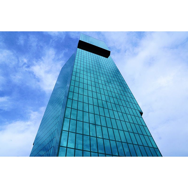 City Building Wall Murals Contemporary Photography Style Wall Art for Bedroom