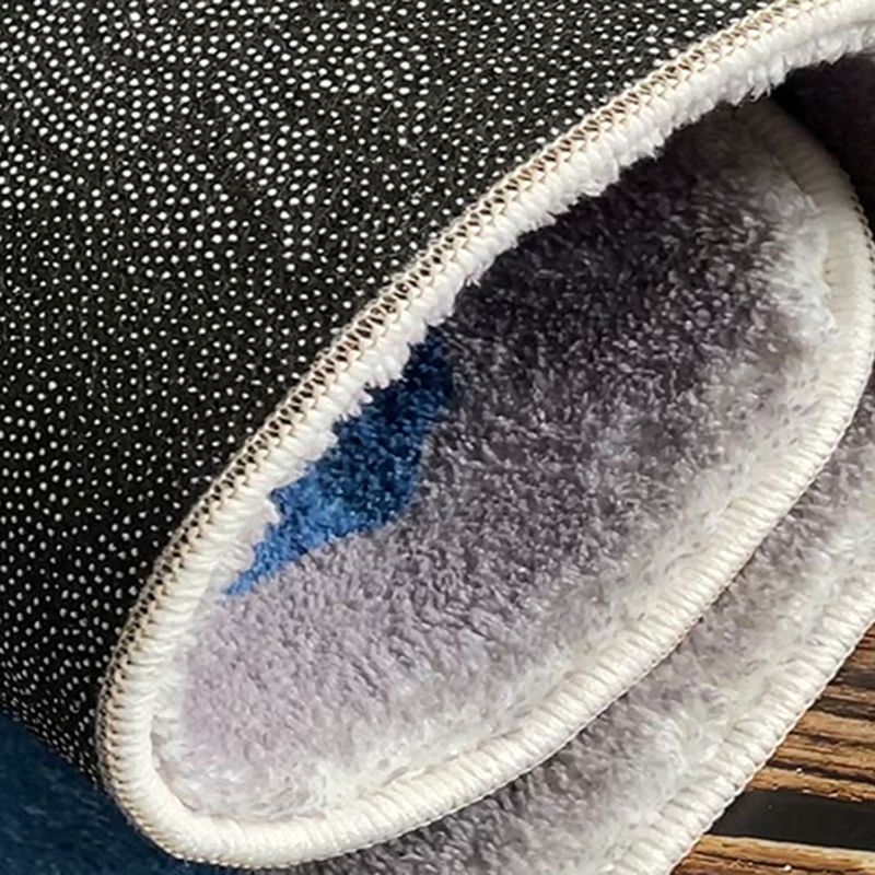 Beige Modern Carpet Polyester Irregular Line Carpet Washable Carpet for Home Decor