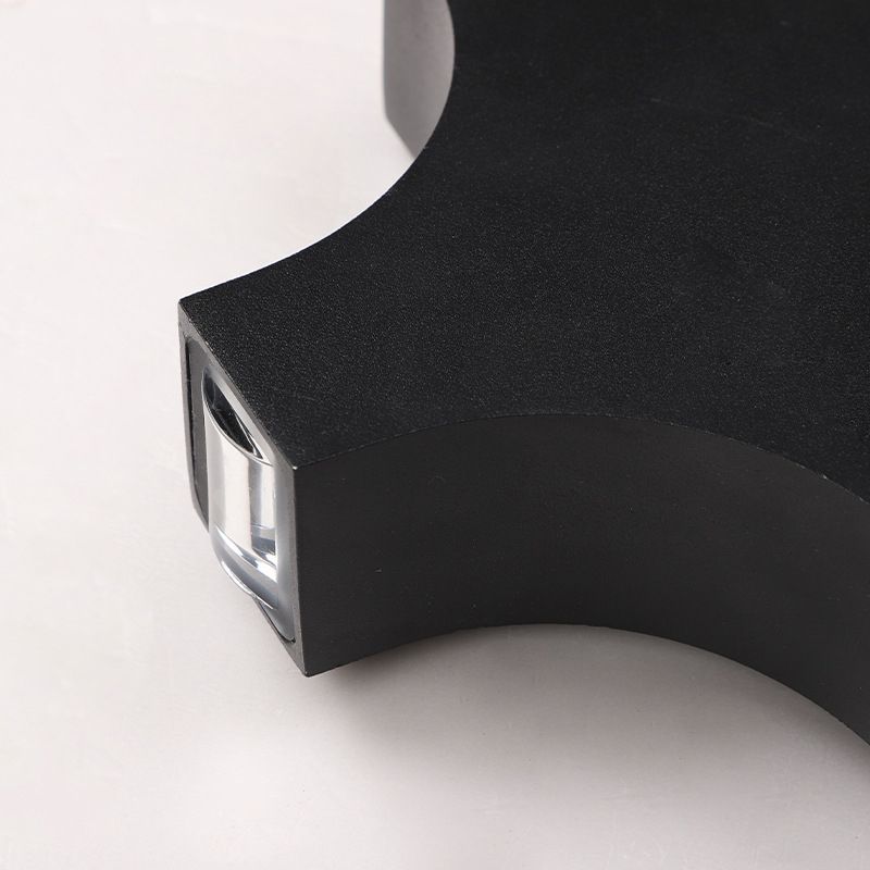 Viga en forma de X lámpara de pared LED creativa estilo accesorio de iluminación contemporánea para interiores y exteriores