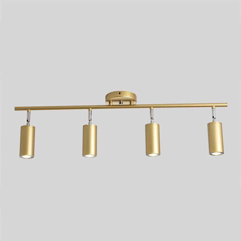 Zylindrische LED-Schienen-Deckenleuchte, moderne Aluminium-Unterputzmontage für Schlafzimmer