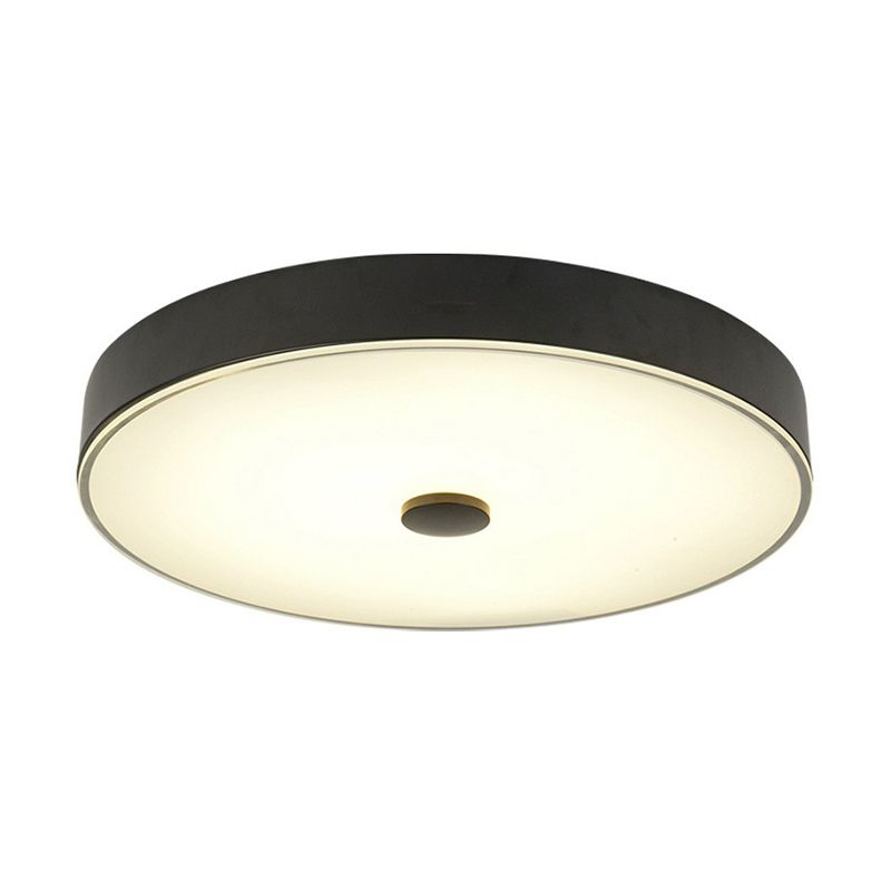 Verre crème de forme ronde LED encastré éclairage classique chambre encastré luminaire