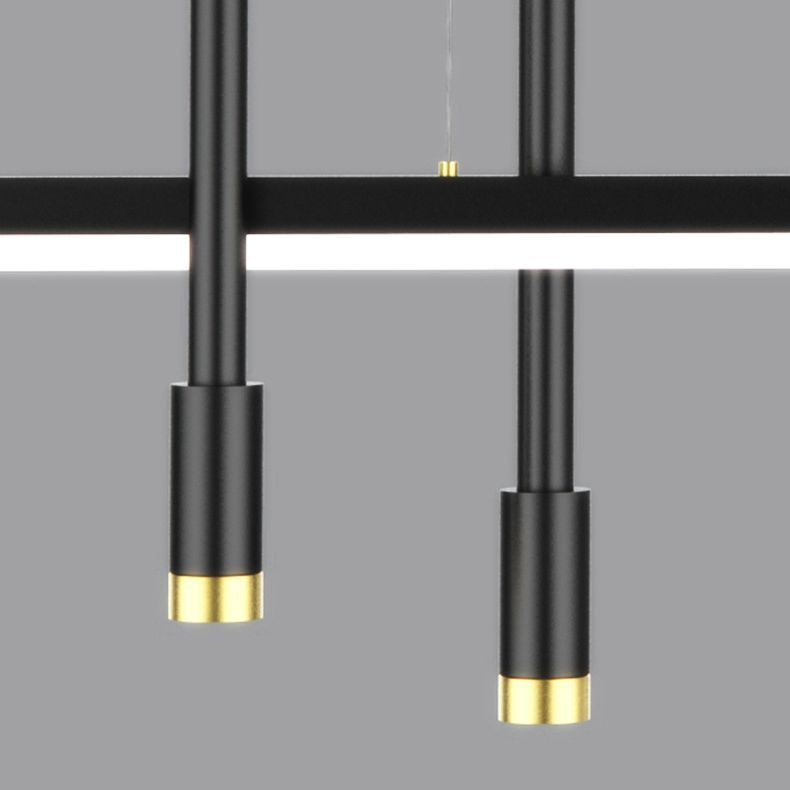 Lineal isla lámpara lámpara nórdica comedor de comandante de comedor led