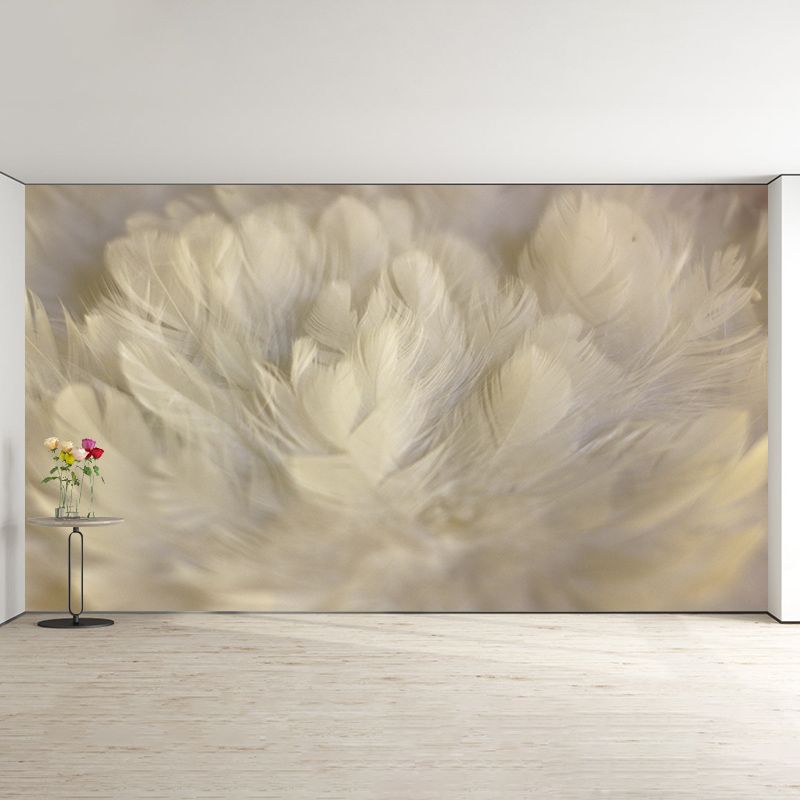 Photography Environment Friendly Mural Wallpaper Feather Bedroom Wall Mural