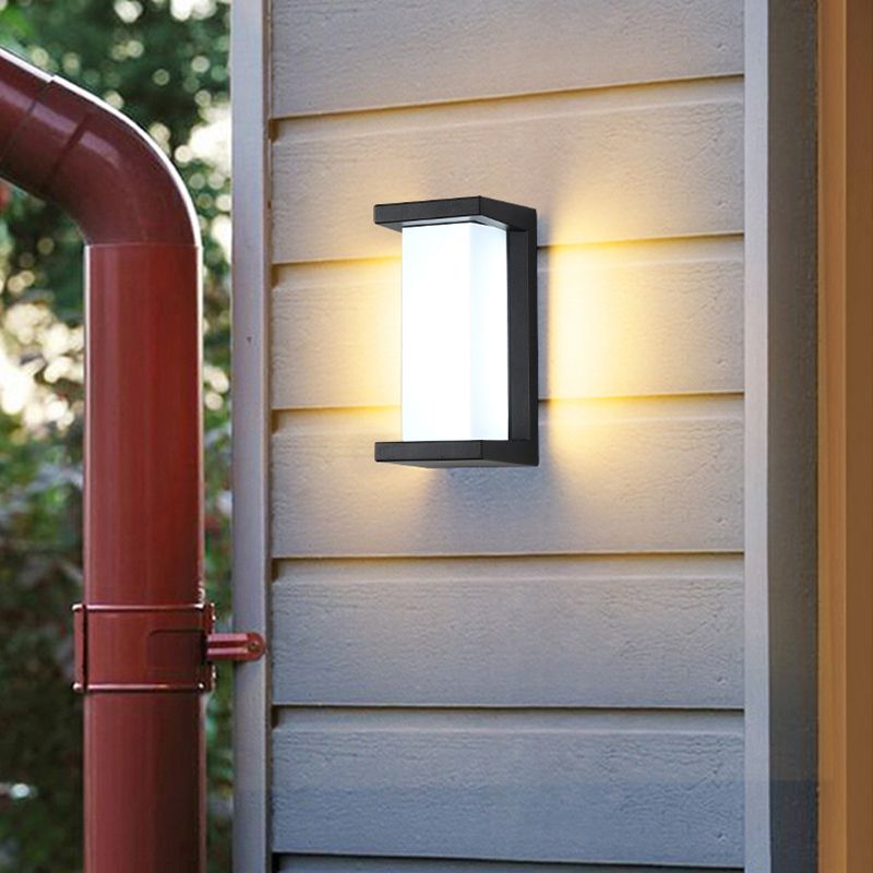 Lámpara de montaje de pared acrílica de 1 luce