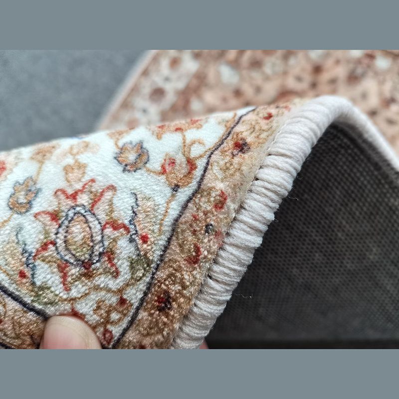 Bohemian Living Room tapis médaillon vert Polyester Polyester Anti-Split Intérieur tapis