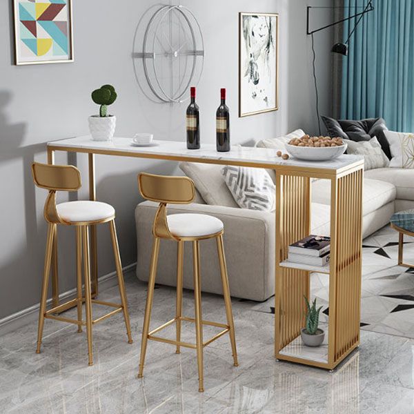 Contemporary Style Pub Table Set 1/2/3 Pieces Bar Stool and Table