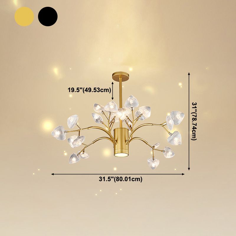 Forma di filiale in metallo lampadario moderno in stile moderno lampada appesa per negozio