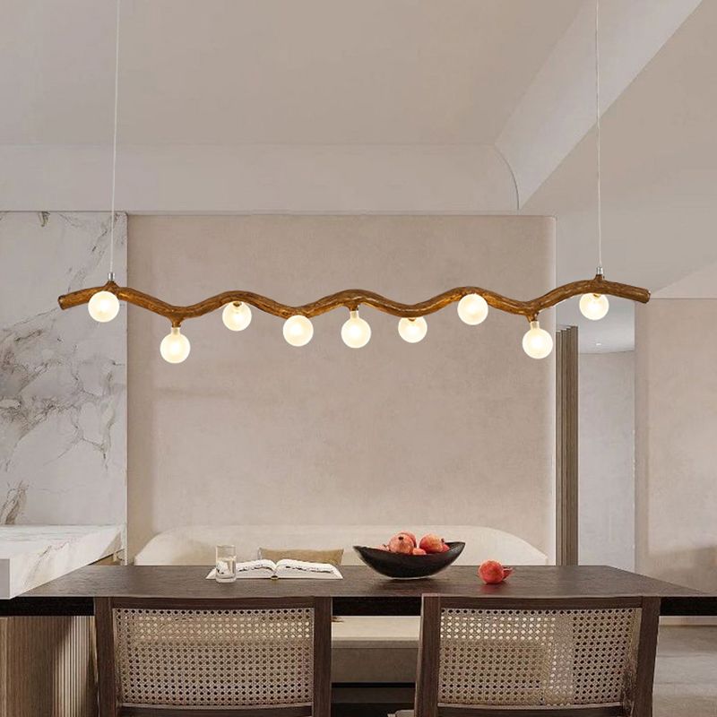 Glass Island Lighting Fixture Contemporary Pendant Lighting Fixture