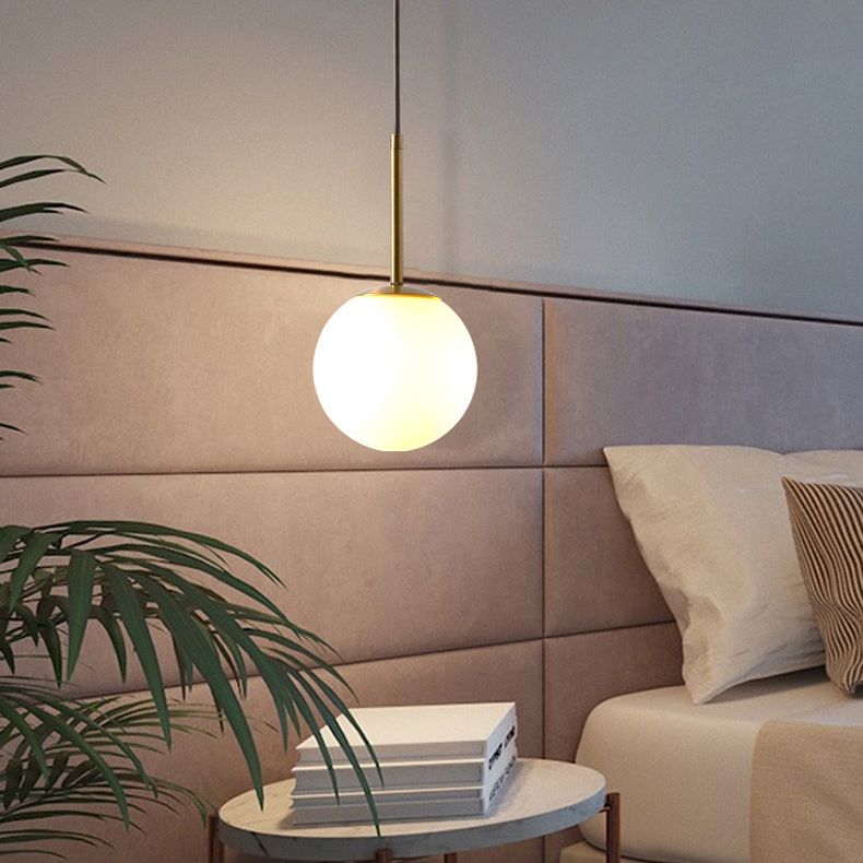 Globale hängende Leuchten modernes Glas 1 Lichtheizlicht Lichter