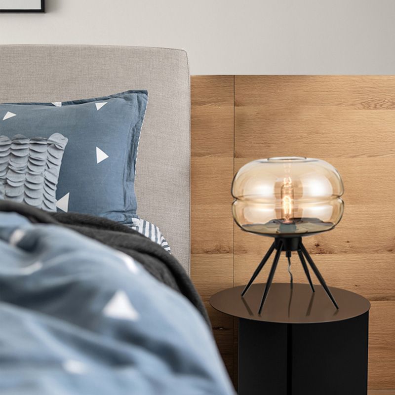 Lampada da comodino in vetro lampada da tavolo ultramoderna Semplicità per camera da letto