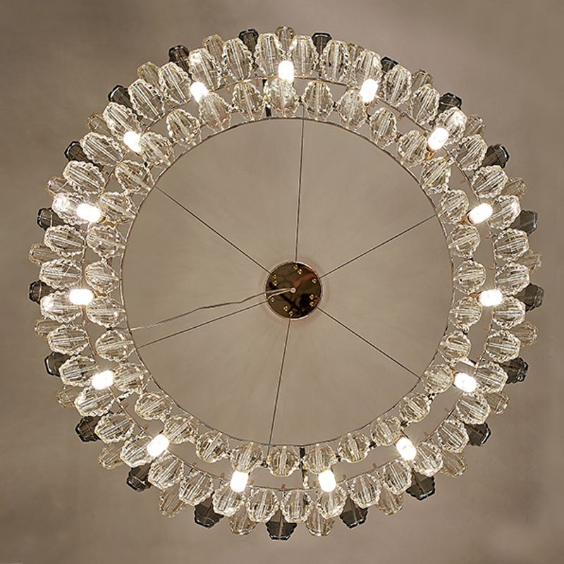 Geometrische hängende Leuchten zeitgenössischer Kristallküchen Anhänger Lichter