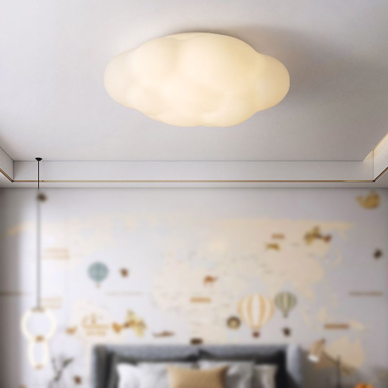 Lampada da incasso contemporanea in plastica, luci da incasso in bianco per camera da letto