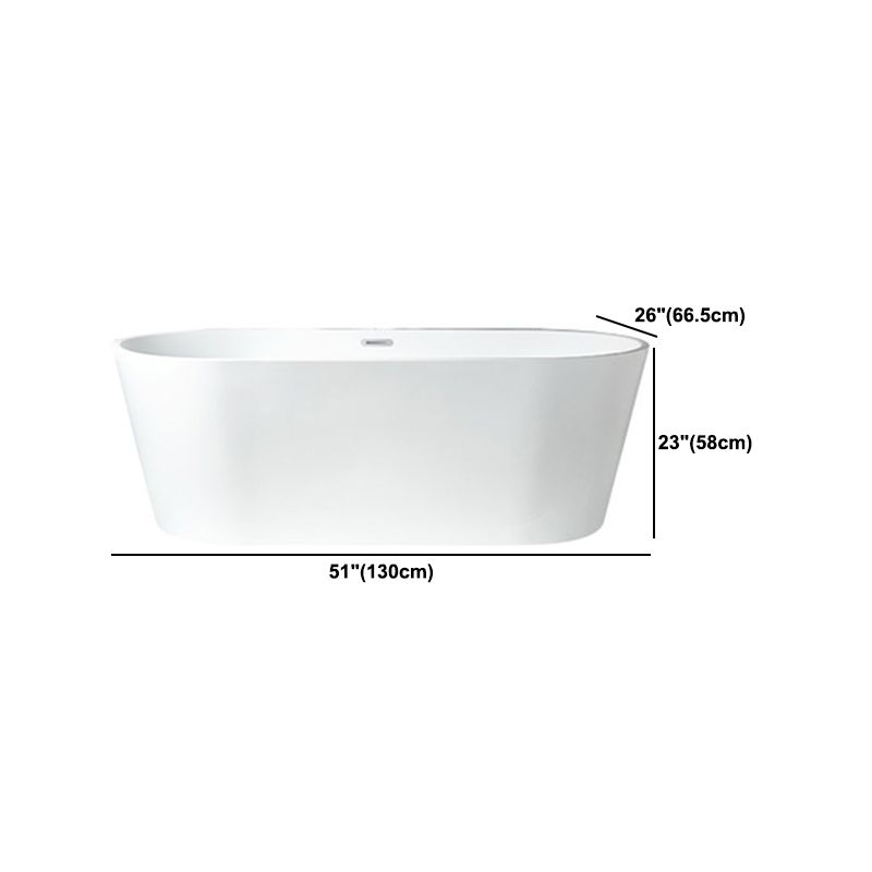 Modern Acrylic Bath Tub Freestanding Matte Finish Bathtub for Home