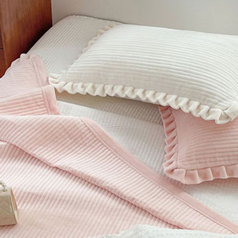 Ultra Soft Bed Sheet Set Solid Flannel Fitted Sheet for Bedroom