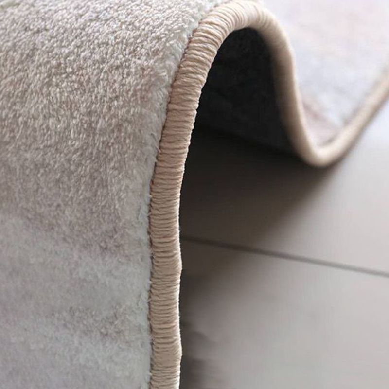 Contemporary Round Carpet Abstract Pattern Rug Stain Resistant Area Rug for Living Room