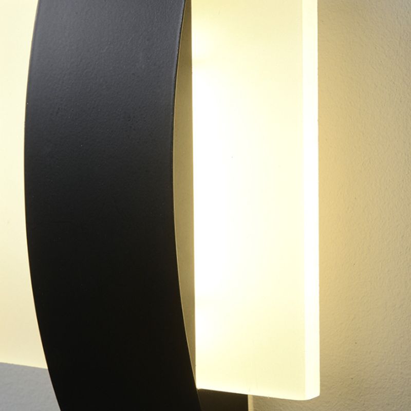 Geometric Wall Lighting Contemporary Metal 1 Light Wall Sconces