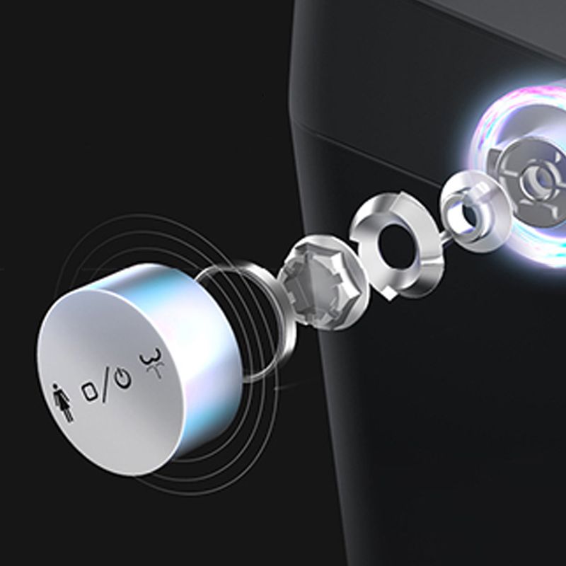 Modern One Piece Toilet Bowl Floor Mounted Urine Toilet with Seat for Bathroom