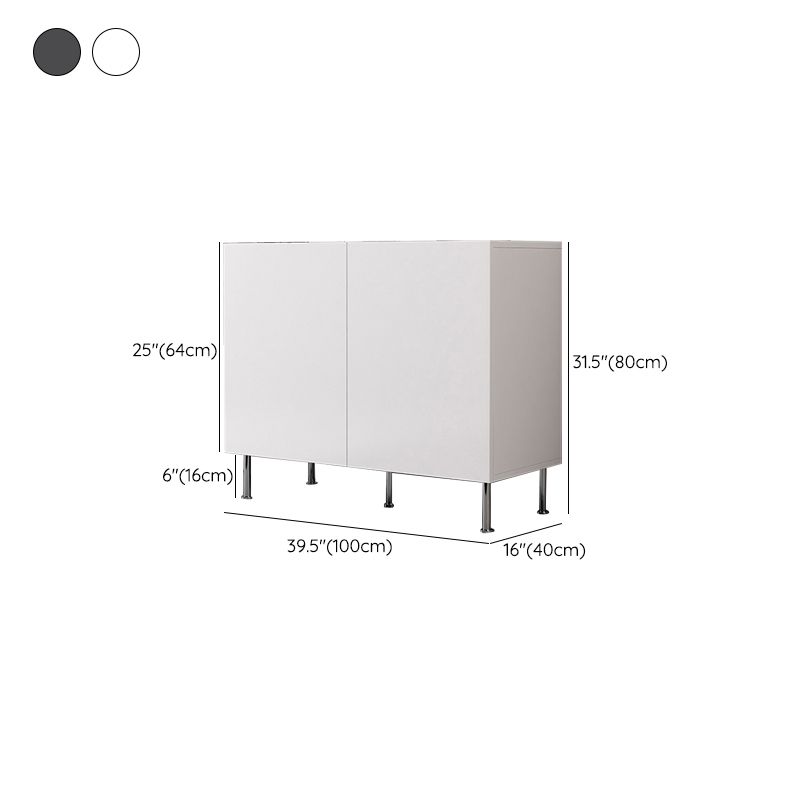 Adjustable Cabinets Sideboard Engineered Wood Sideboard for Living Room